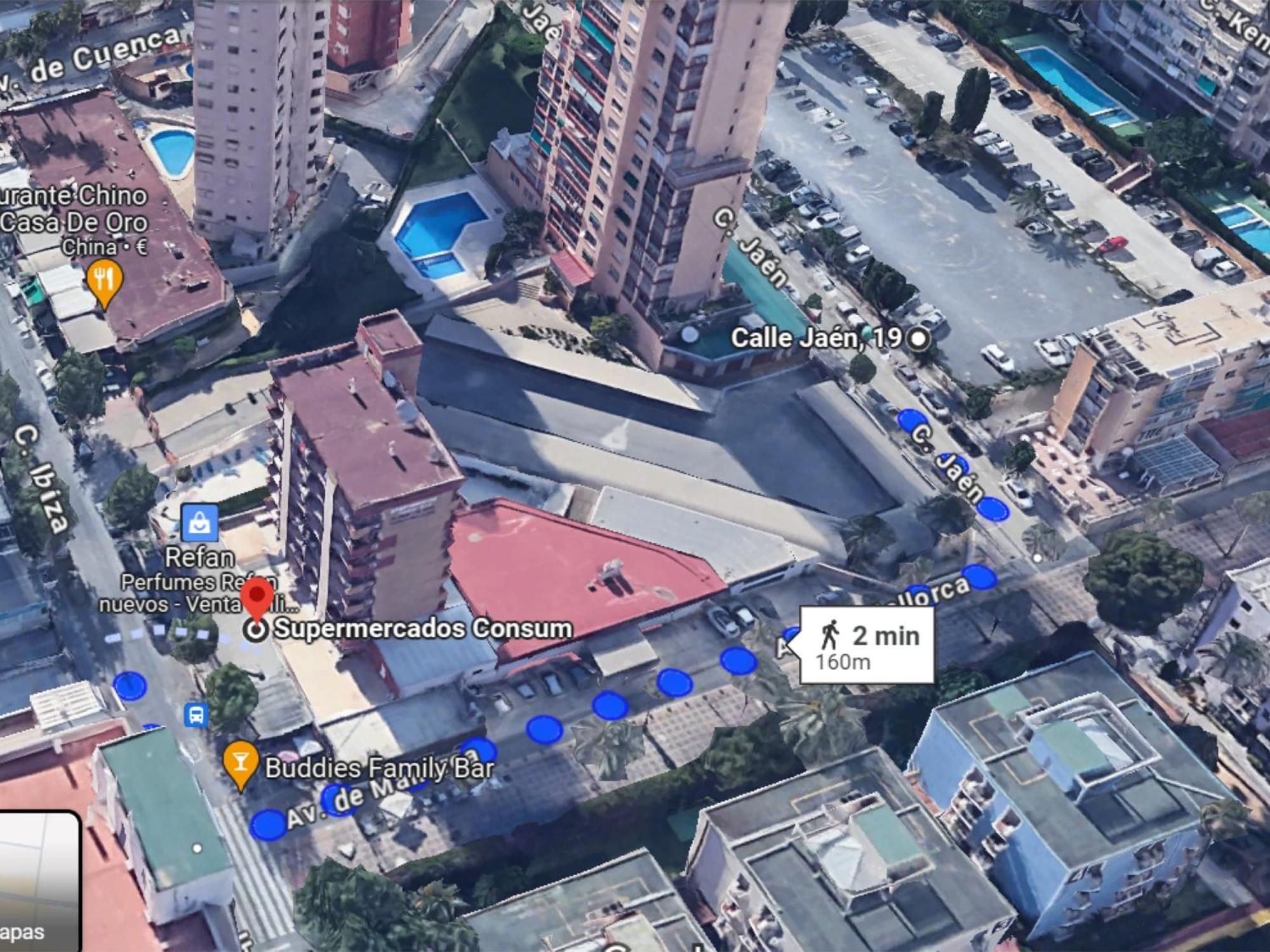 Апартаменты New Square Ibiza Бенидорм Экстерьер фото